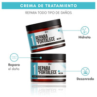 Crema Capilar Repara y Fortalece - (Paso 1) - Rebel