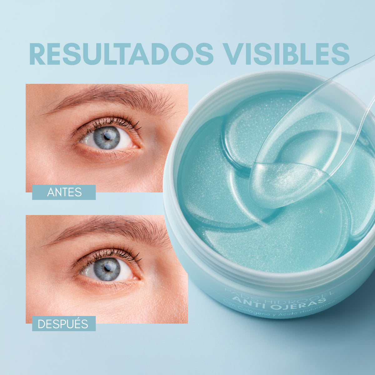Pads Anti Ojeras Hidrogel Rebel Skin™ - Rebel