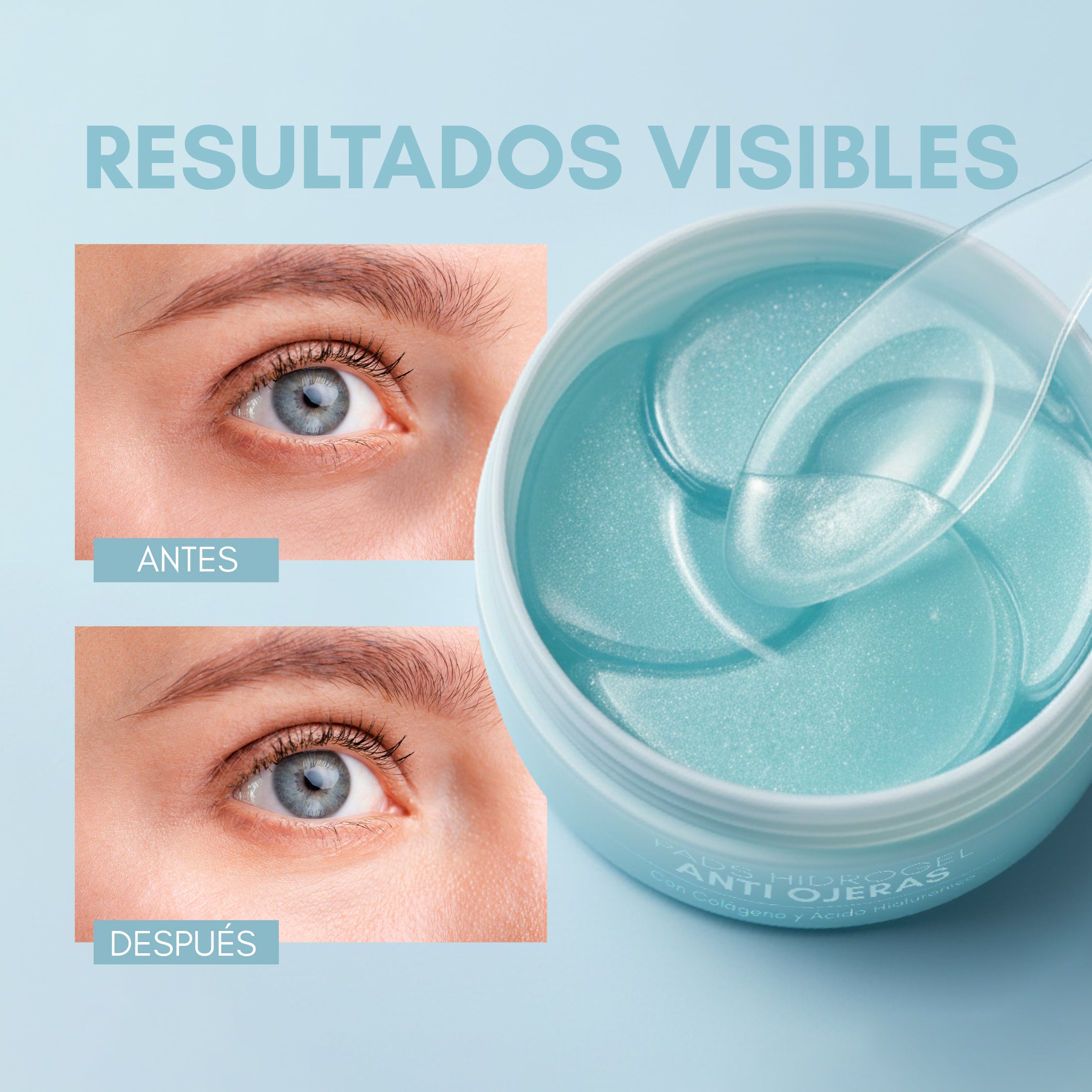 Pads Anti Ojeras Hidrogel Rebel Skin™ - Rebel