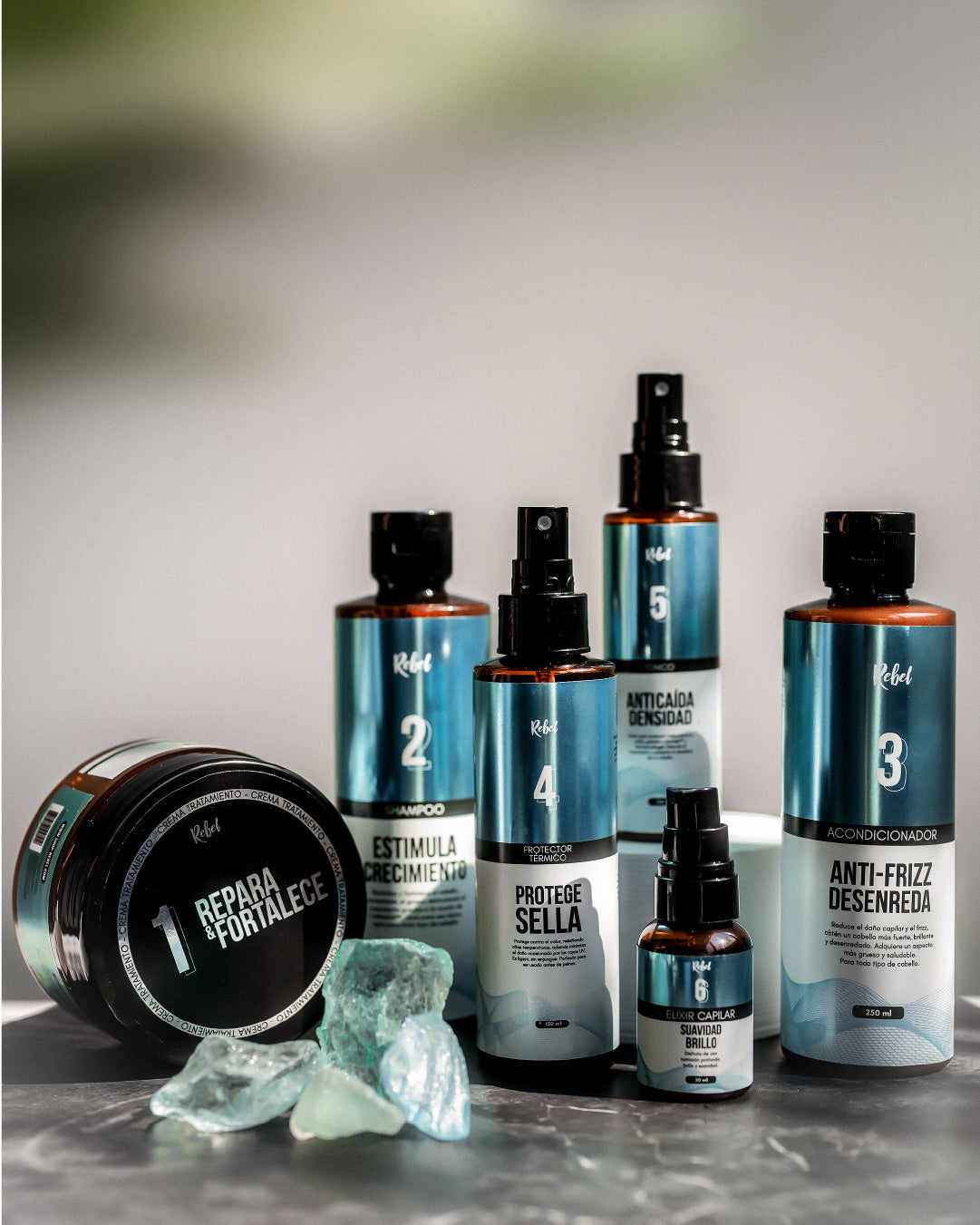 Sistema Completo de Reparación del Cabello - Rebel