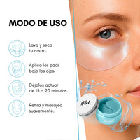 Pads Anti Ojeras Hidrogel Rebel Skin™ - Rebel
