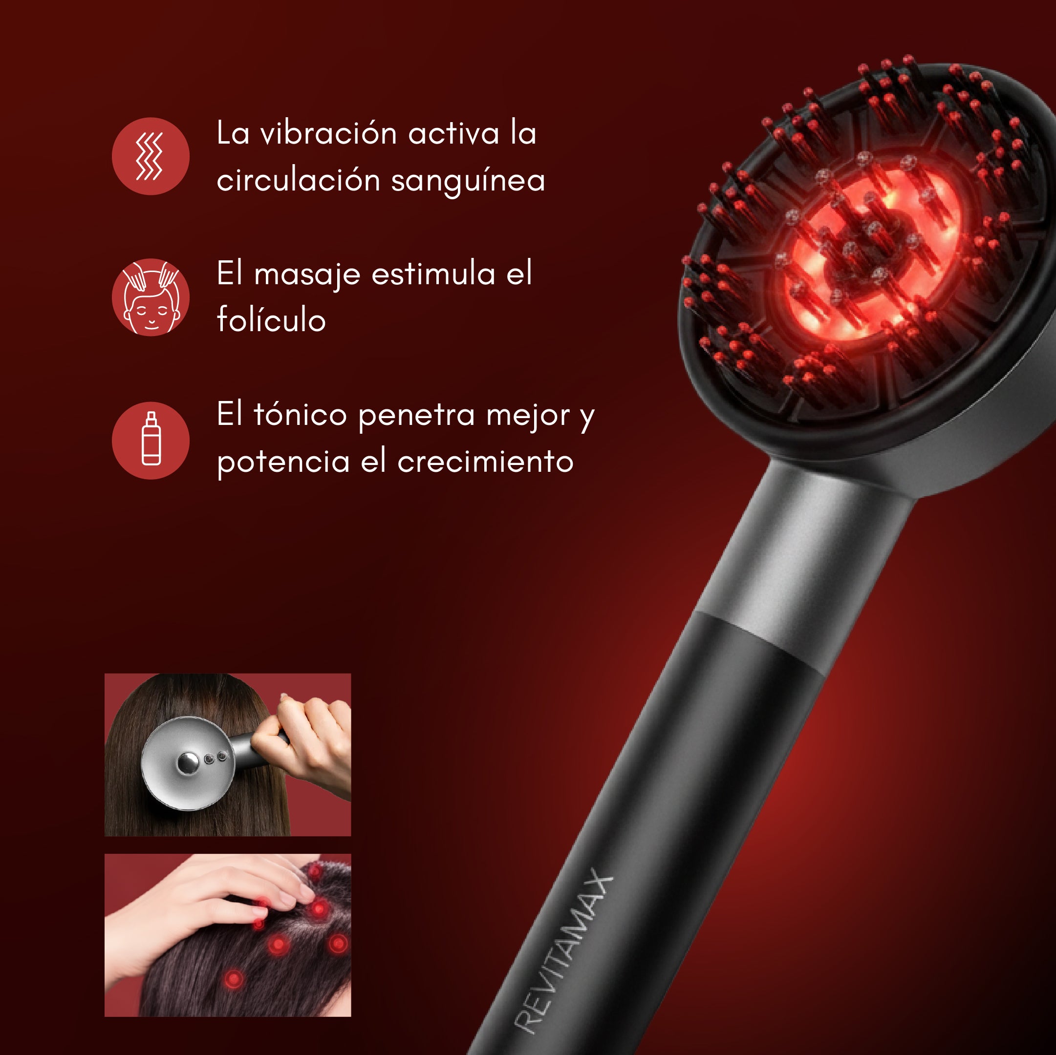 RevitaMAX Estimulador Crecimiento Capilar - Rebel