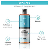 Shampoo Estimula el Crecimiento (Paso 2) - Rebel