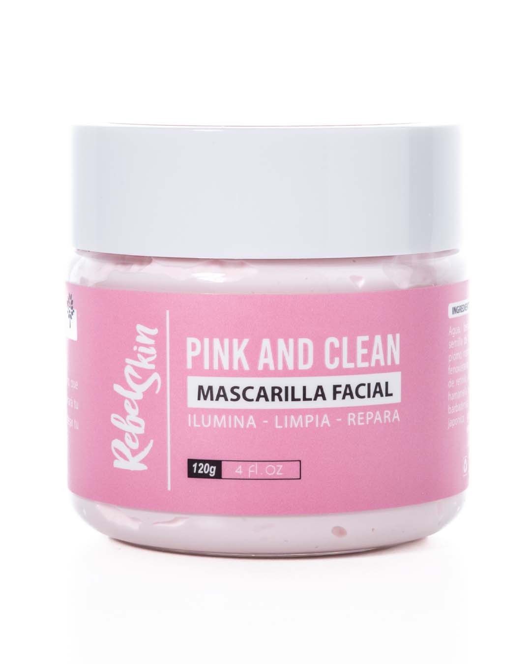 Mascarilla Facial Pink and Clean - Rebel Chile